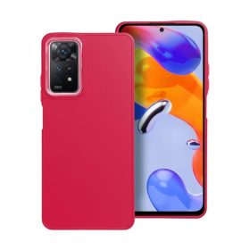   Frame Xiaomi Redmi Note 11 Pro/11 Pro 5G közepesen ütésálló tok kameravédő kerettel, magenta