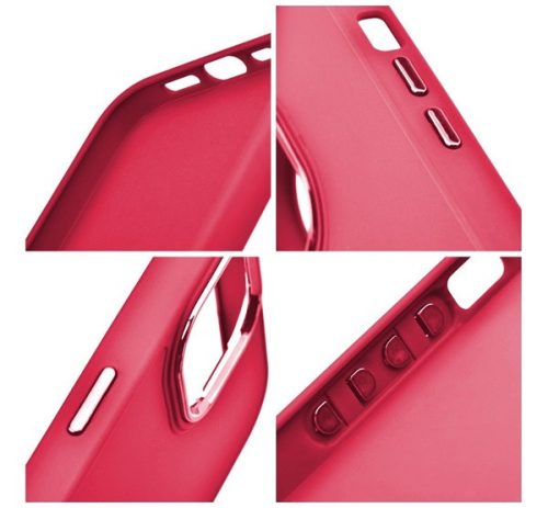 Frame Xiaomi Redmi Note 11 Pro/11 Pro 5G közepesen ütésálló tok kameravédő kerettel, magenta