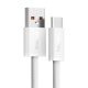 Baseus Dynamic USB / USB-C töltő- és adatkábel, 100W, 2m, fehér