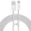 Baseus Dynamic USB / USB-C töltő- és adatkábel, 100W, 2m, fehér