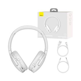 Baseus Encok D02 Pro wireless bluetooth fejhallgató, fehér