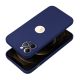 Forcell Soft Apple iPhone 15 Plus szilikon tok, sötétkék