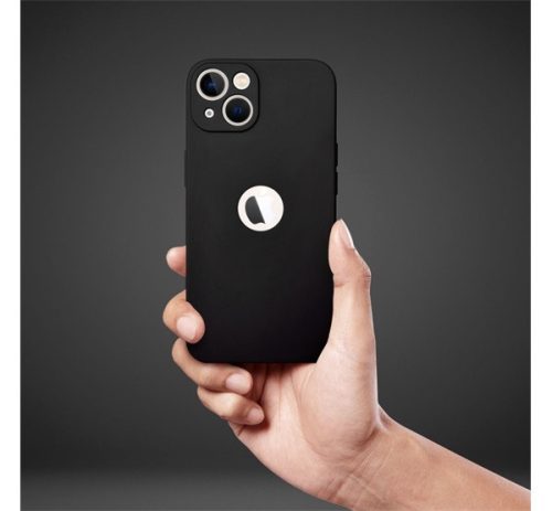 Forcell Soft Apple iPhone 15 Plus szilikon tok, fekete