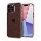 Spigen Liquid Crystal Glitter Apple iPhone 15 Pro tok, csillámos, rózsaszín, átlátszó