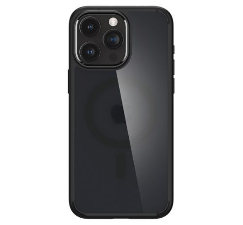 Spigen Ultra Hybrid MagFit Apple iPhone 15 Pro tok, MagSafe, Matte Black, fekete