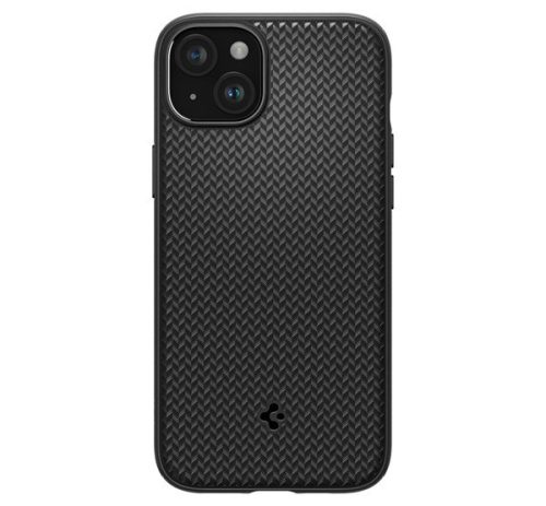 Spigen Mag Armor MagFit Apple iPhone 15 tok, MagSafe, Matte Black, fekete