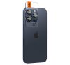 Spigen Glas.tR EZ Fit Optik Pro Apple iPhone 14 Pro / 14 Pro Max / 15 Pro / 15 Pro Max / 16 Pro / 16 Pro Max / 17 Pro / 17 Pro Max, Tempered kameralencse-védő fólia, kék titánium (2db)