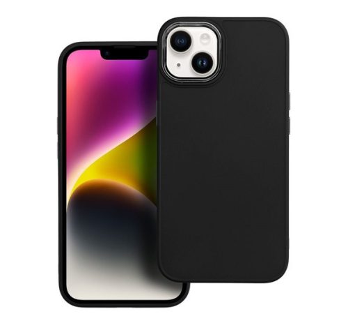 Frame Samsung Galaxy S24 Ultra közepesen ütésálló tok kameravédő kerettel, fekete