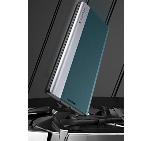 Apple iPhone 12 / 12 Pro, oldalra nyíló tok, piros