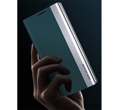 Apple iPhone 12 / 12 Pro, oldalra nyíló tok, piros