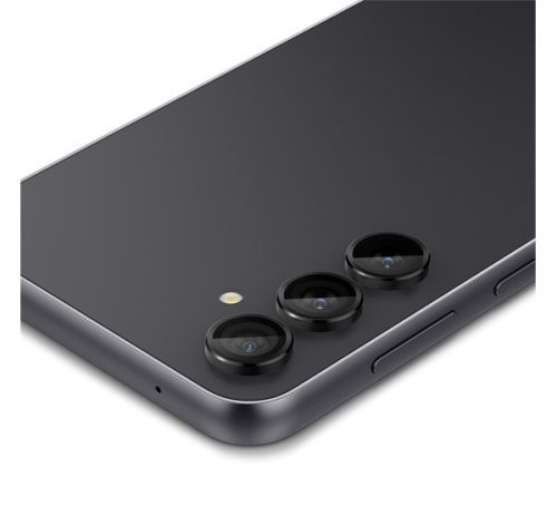 Spigen Glas.tR SLIM EZ Fit Optik Pro Samsung Galaxy S23 FE Tempered kameralencse-védő fólia felhelyező kerettel, fekete (2db)
