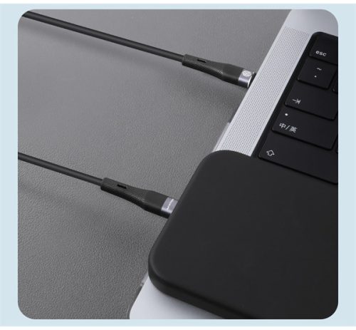 Nillkin Flowspeed USB-C / Lightning  szilikon kábel, 27W, 1,2m, kék
