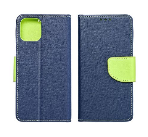Fancy Xiaomi Redmi Note 13 Pro 5G flip tok, kék-lime