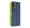 Fancy Xiaomi Redmi Note 13 Pro 5G flip tok, kék-lime