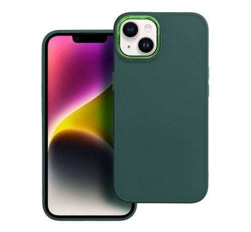 Frame Xiaomi Redmi Note 13 Pro 5G közepesen ütésálló tok kameravédő kerettel, zöld