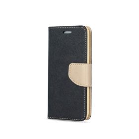 Fancy Samsung Galaxy A25 5G flip tok, fekete-arany