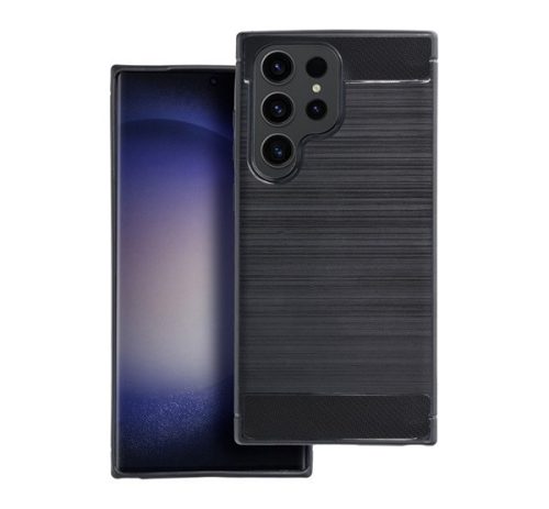Forcell Carbon hátlap tok Samsung Galaxy A15 5G, fekete