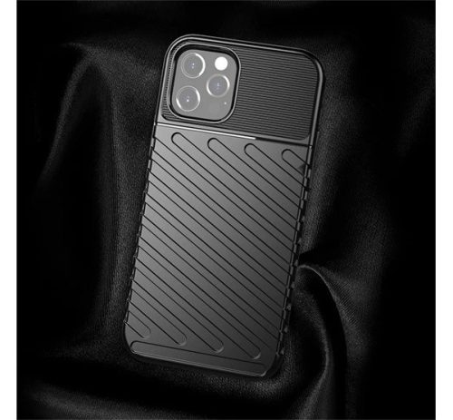 Forcell Thunder Samsung Galaxy A34 5G tok, fekete