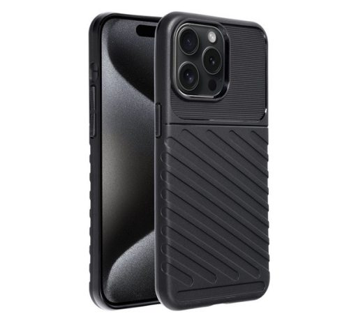 Forcell Thunder Apple iPhone 15 Pro MAX tok, fekete