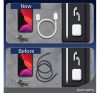 4smarts RollUp USB / USB-C mágnesesen feltekerhető töltő- és adatkábel, 1.5m, fehér