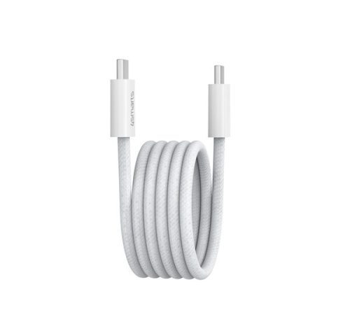 4smarts RollUp USB / USB-C mágnesesen feltekerhető töltő- és adatkábel, 1.5m, fehér