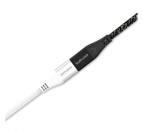 4smarts Extension USB / USB-C töltő- és adatkábel, 60W, 1.5m, fehér