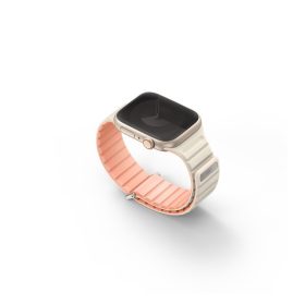   Uniq Revix Evo mágneses Apple Watch szíj, 49/45/44/42MM, rózsaszín