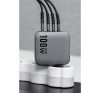 Forcell hálózati gyorstöltő 3xUSB-C + USB-A, PD + QC 4.0, 4A, 100W, kék