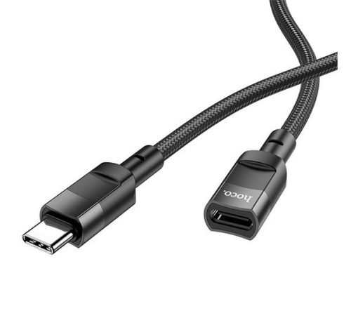 Hoco U107 USB-C hosszabbító kábel 1,2m, fekete