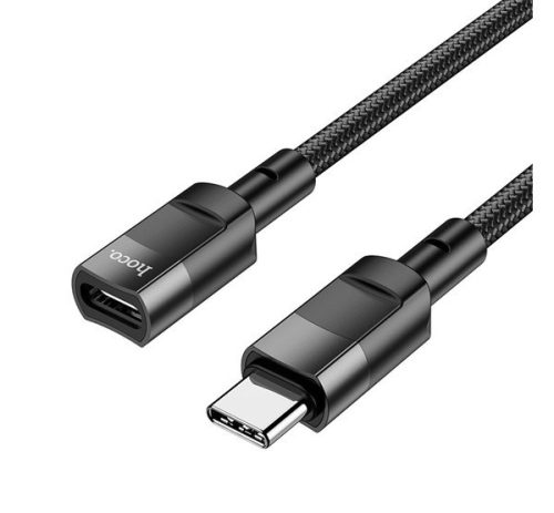 Hoco U107 USB-C hosszabbító kábel 1,2m, fekete