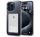 Spigen Crystal Slot Apple iPhone 15 Pro tok kártyatartóval, Crystal Clear, átlátszó