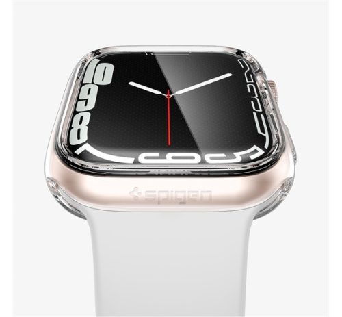 Spigen Ultra Hybrid Apple Watch 9 / 8 / 7 41mm tok, Crystal Clear, átlátszó