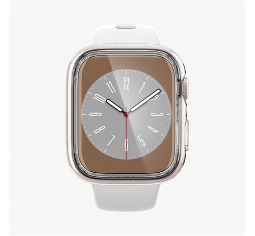 Spigen Ultra Hybrid Apple Watch 9 / 8 / 7 45mm tok, Crystal Clear, átlátszó