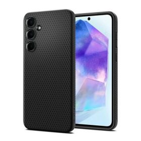   Spigen Liquid Air Samsung Galaxy A55 5G tok, Matte Black, fekete ACS07526