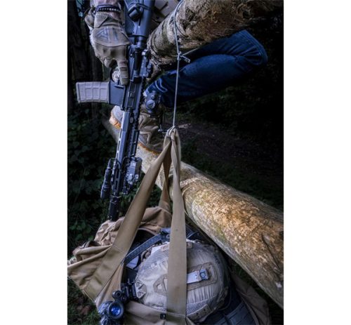 Tactical Fast Rope Kevlar USB / USB-C töltő- és adatkábel, 0.3m, szürke