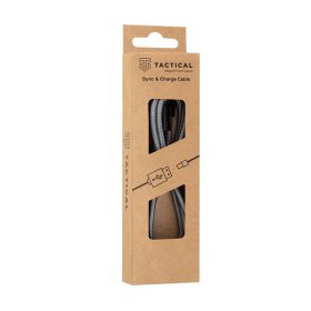   Tactical Fast Rope Kevlar USB / USB-C töltő- és adatkábel, 2m, szürke
