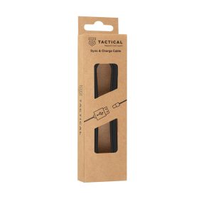   Tactical Smooth Thread USB / USB-C töltő- és adatkábel, 2m, fekete
