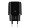 Tactical Base Plug Dual gyorstöltő adapter USB-A+ USB-C, 20W, fekete