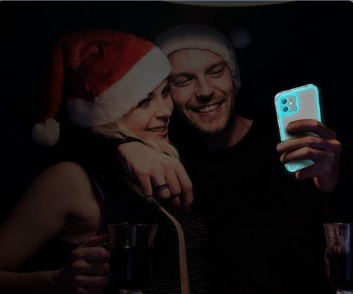 Apple iPhone 11 foszforeszkáló / sötétben világító szilikon tok, rózsaszín