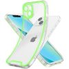 Apple iPhone 13 foszforeszkáló / sötétben világító szilikon tok, zöld