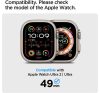 Spigen Lock Fit Apple Watch Ultra 2 / 1 49mm tok, fekete