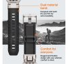 Spigen DuraPro Armor Apple Watch Ultra 3 / 2 / 1 49mm / 10 /  9 / 8 / 7 45mm / SE / 6 / 5 / 4 44mm / 3 / 2 / 1 42mm óraszíj, fekete (AMP07591)
