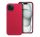 Frame iPhone 15 Plus közepesen ütésálló tok kameravédő kerettel, magenta