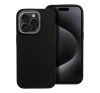 Frame iPhone 15 Pro közepesen ütésálló tok kameravédő kerettel, fekete