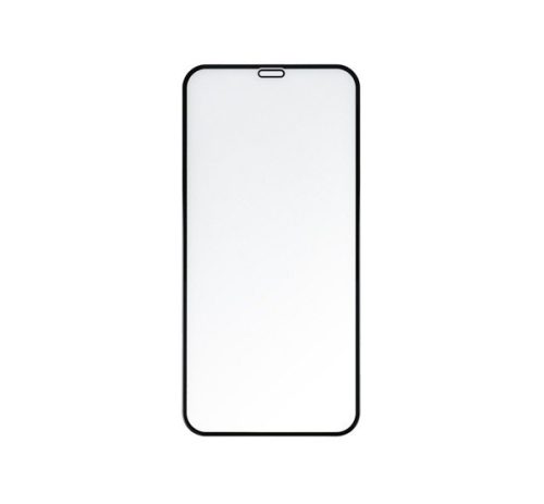 Apple iPhone 13 Pro Max, 5D Full Glue tempered glass kijelzővédő üvegfólia, fekete (matt)