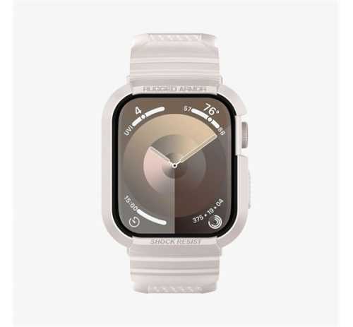 Spigen Rugged Armor Pro Apple Watch 9 / 8 / 7 45mm / SE (2nd / 1st Gen) / 6 / 5 / 4 44mm tok, bézs