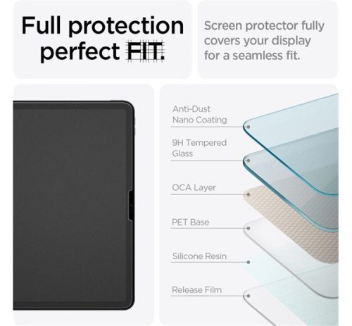 Spigen Paper Touch EZ Fit Apple iPad Air 11" (2024 / 2025) kijelzővédő fólia (1db)