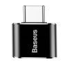 Baseus USB-USB-C 2.4A adapter, fekete