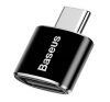 Baseus USB-USB-C 2.4A adapter, fekete