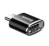 Baseus USB-USB-C 2.4A adapter, fekete